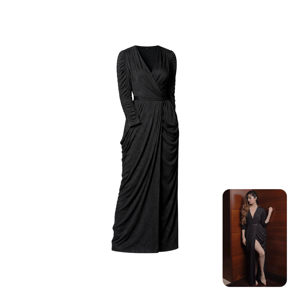 House of Fett Black Gold Marrakech Dress