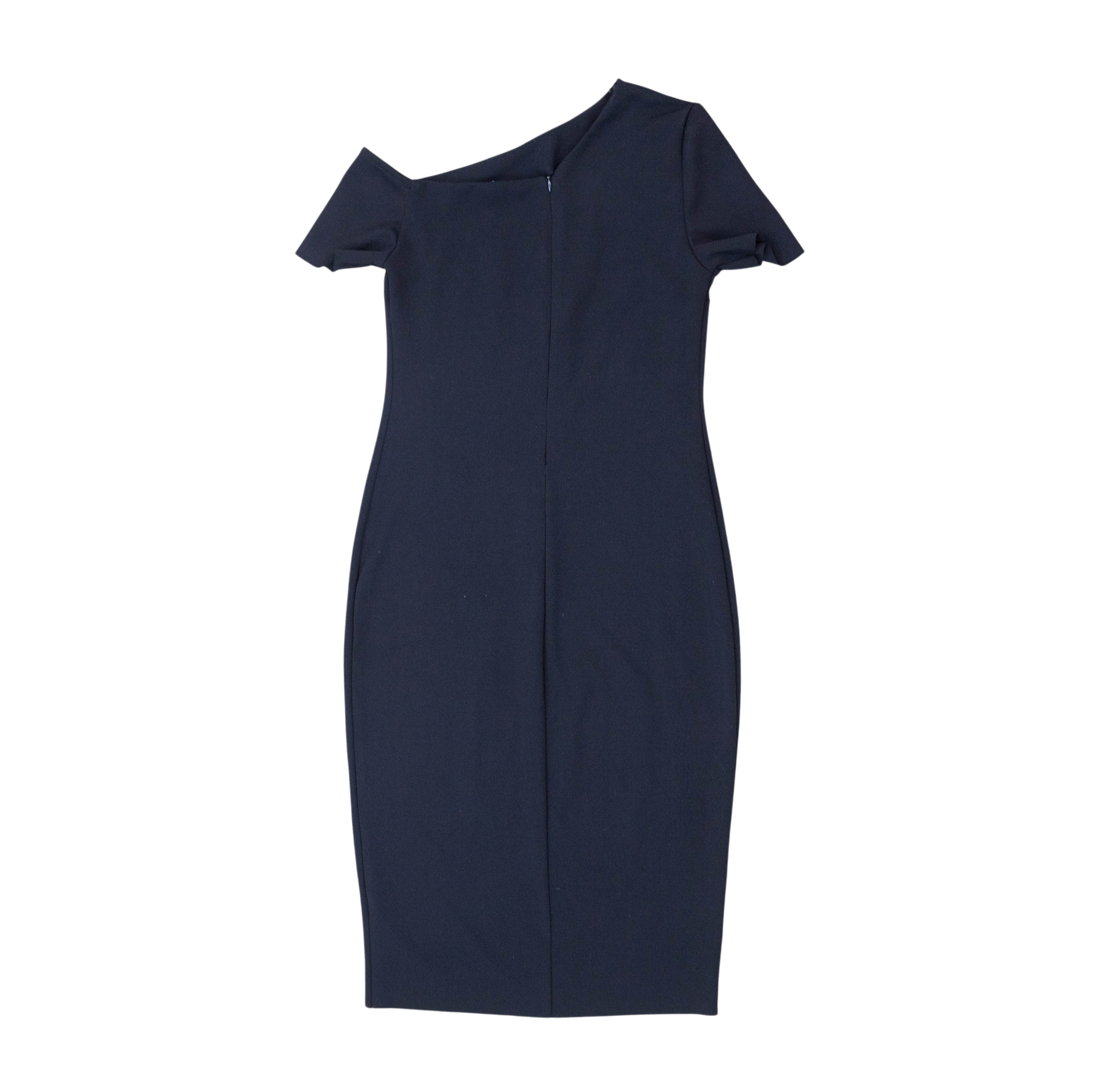 Zara Woman Black Drop Shoulder Dress