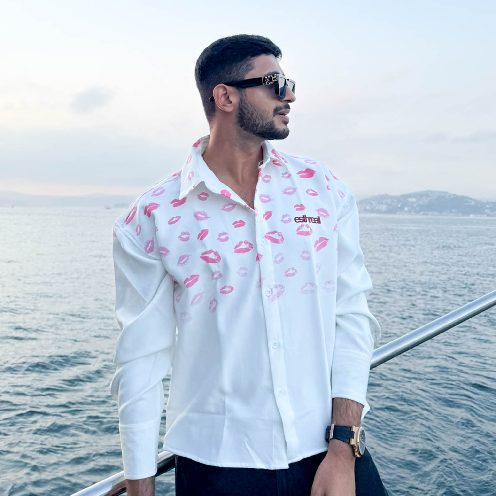 Esthreall Kissed White Shirt