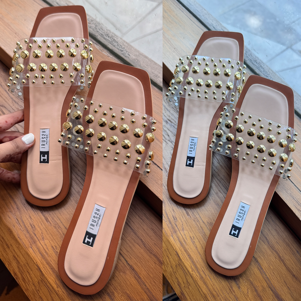 Irussh Golden Clear Twinkle Flats