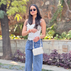 Zara Topstitched Structured Shoulder Bag