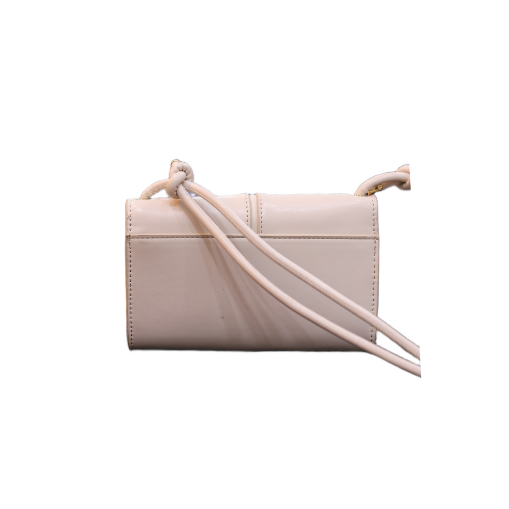 Zara Topstitched Structured Shoulder Bag