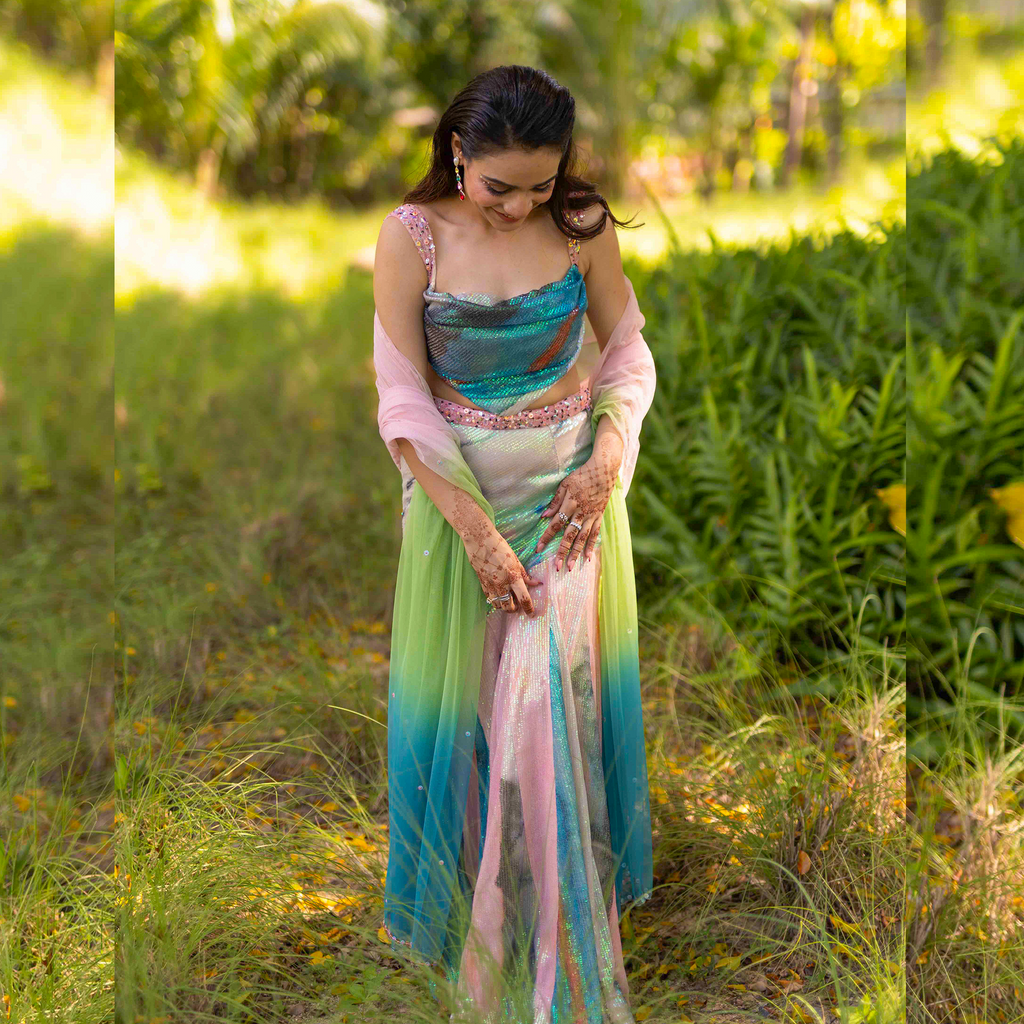 Aisha Rao Empyrea Sequin Set