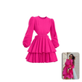 By The Bay Layered Fit & Flare Dress