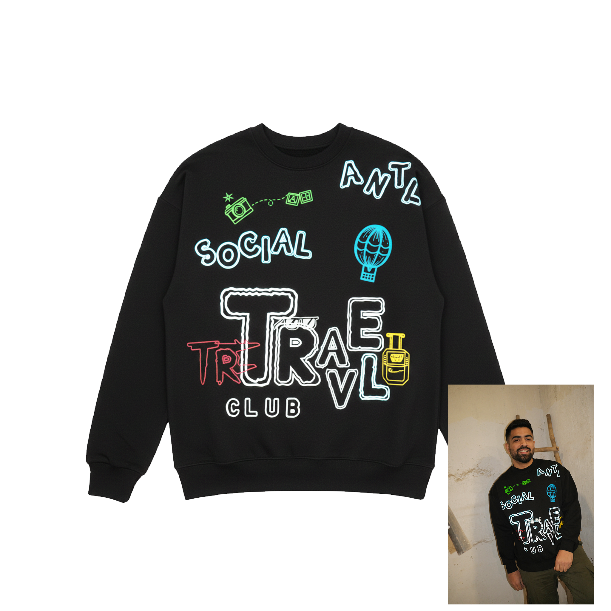 Griffel Glow-in-the-dark Travel Sweatshirt