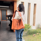 Label Jenn Pocket Tote 3.0 in Tan