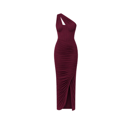 K'ostume County Escape it all Wine Midi Dress
