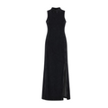 Zara Blue Denim Slit Dress