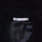 Zara Black Velvet Blazer