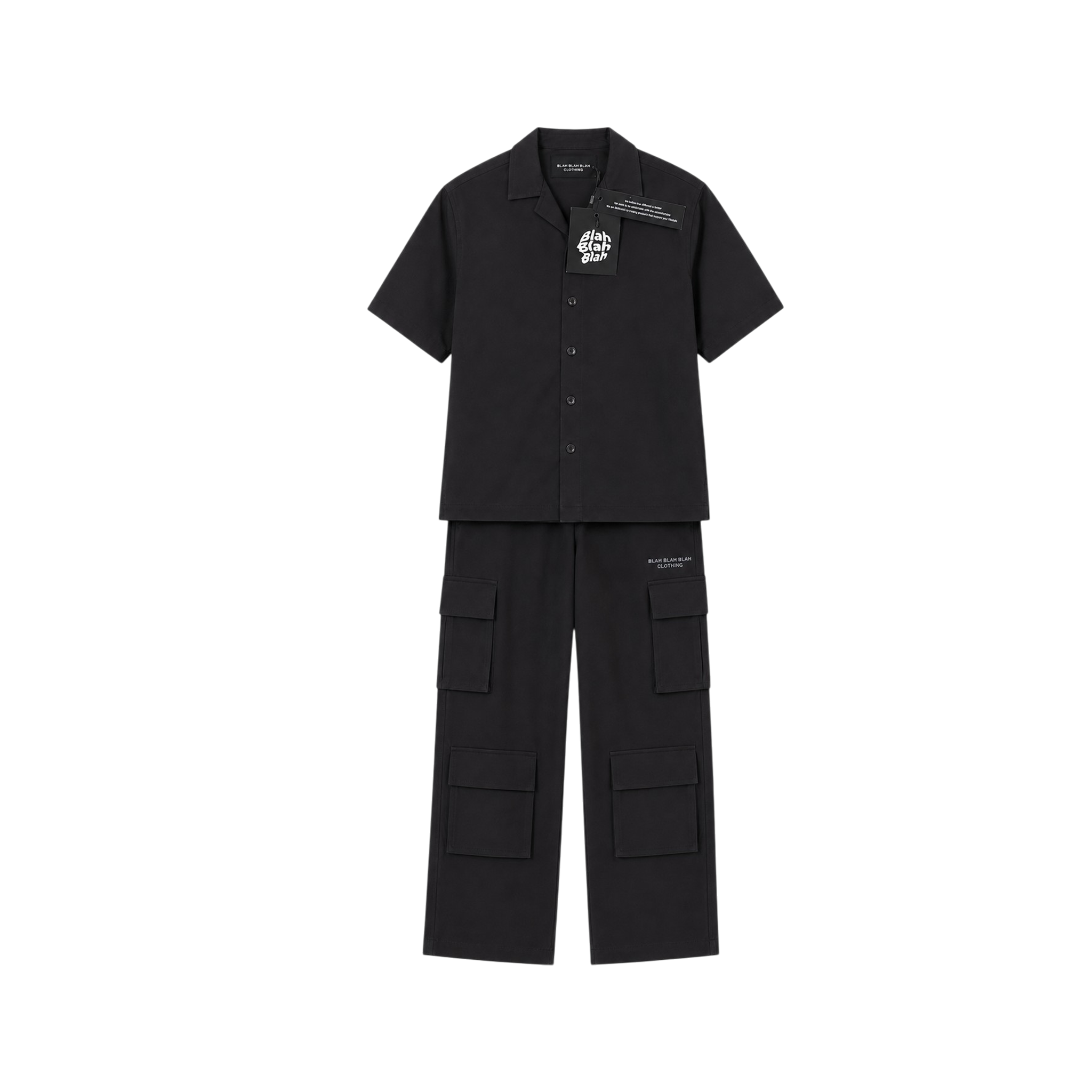 Blah Blah Blah Grey Utility Co-ord Set