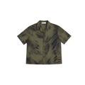 Zara Olive Abstract Print Shirt
