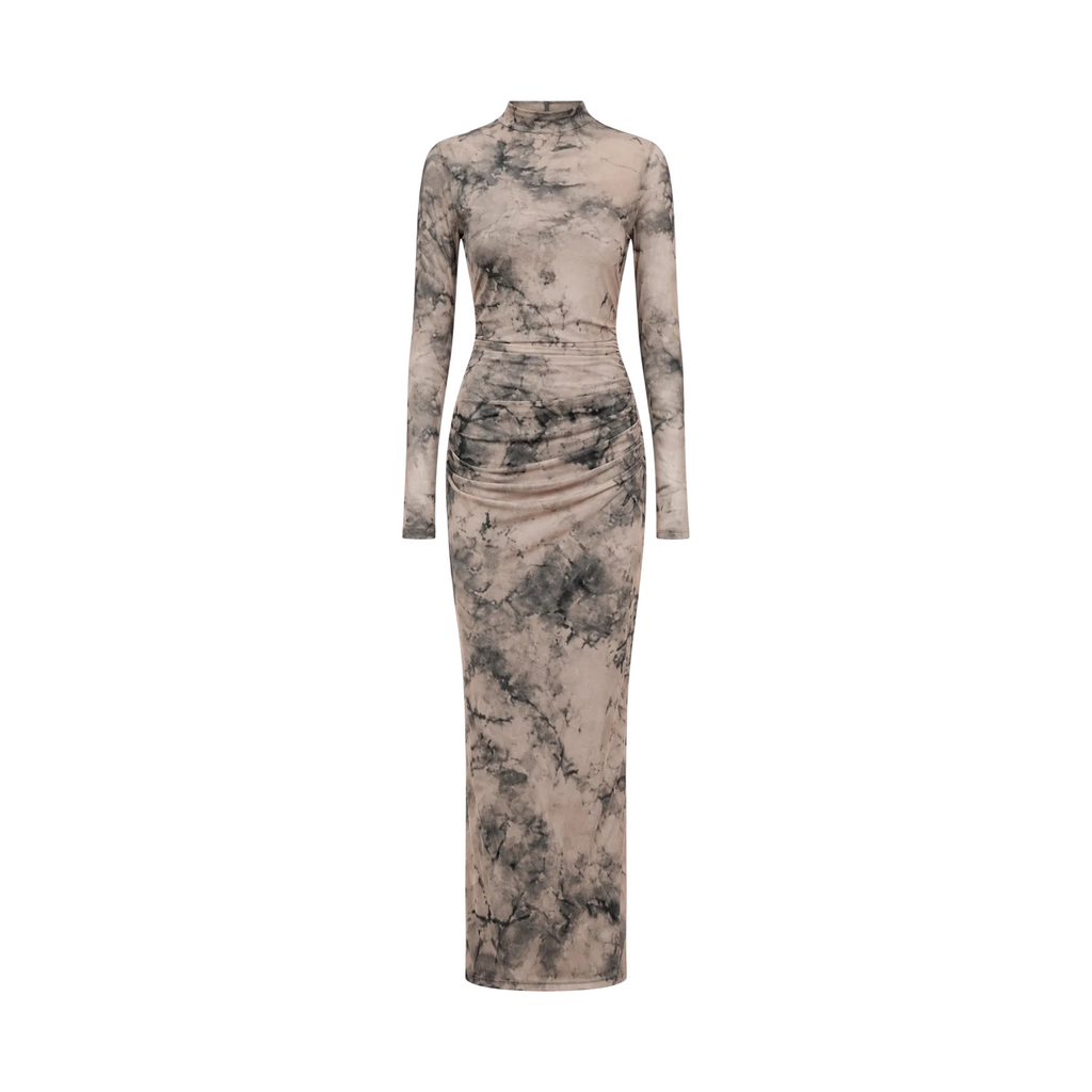 Zara Tie-Dye Print Maxi Dress