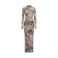 Zara Tie-Dye Print Maxi Dress