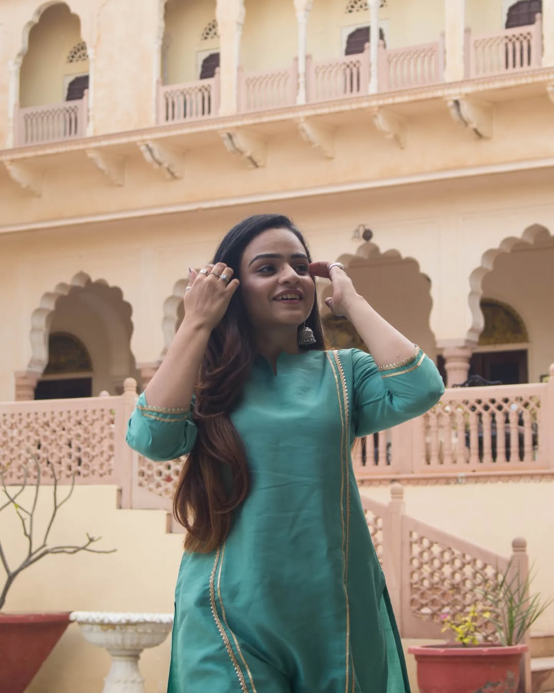 Chanderi Silk Suit Set