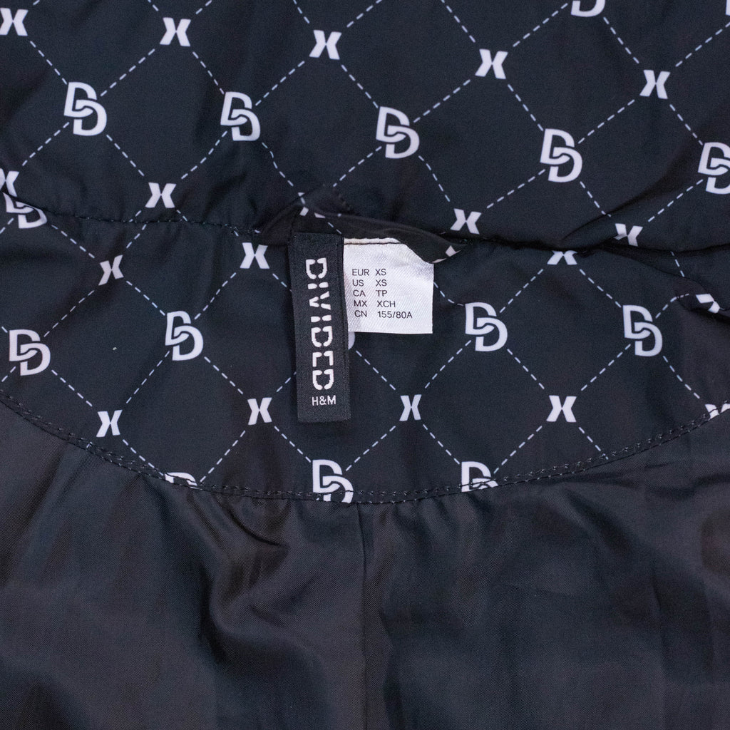 H&M Divided Cropped Monogram Puffer Jacket