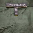 Shantnu Nikhil Forest Green Lehenga
