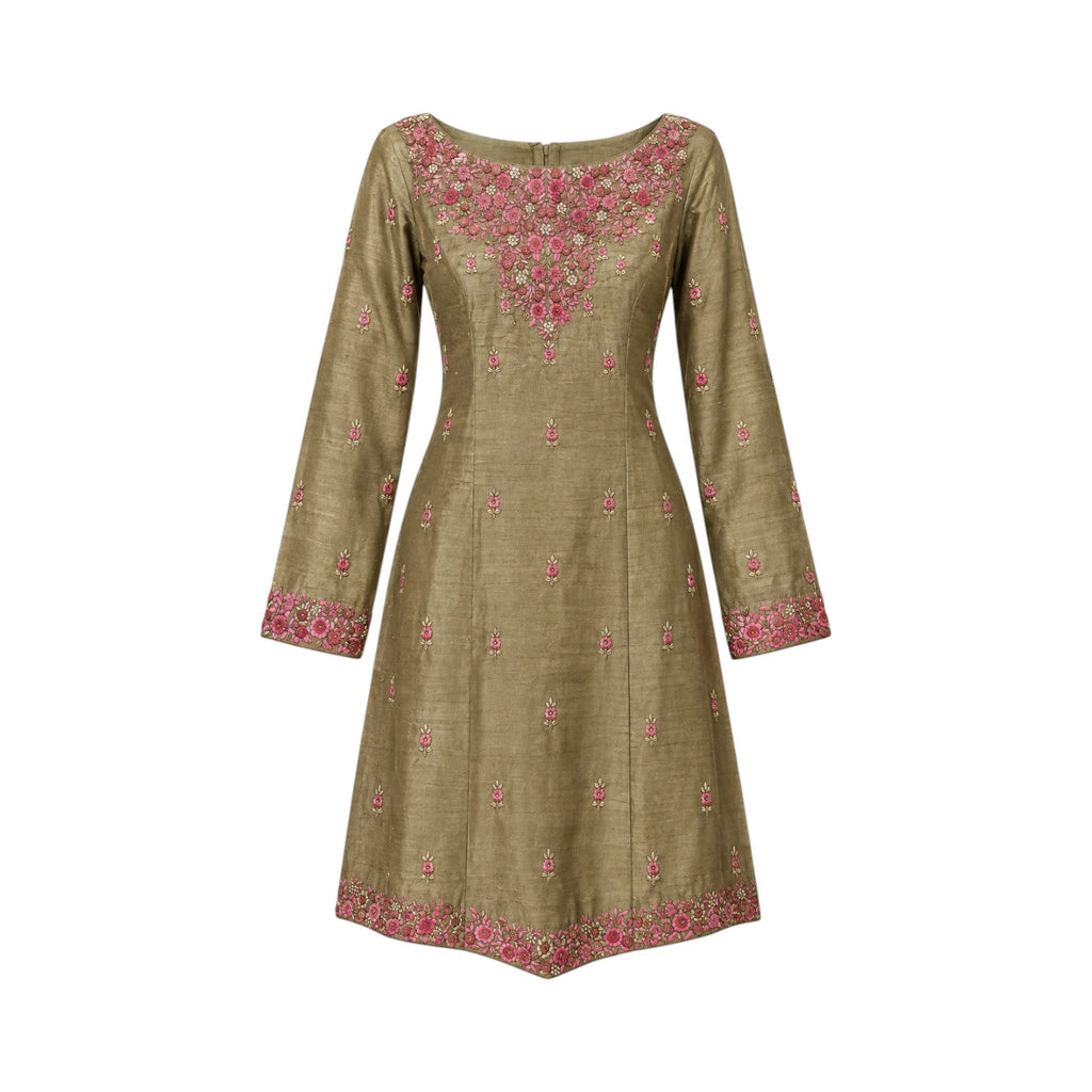 Anju Modi Embroided Sharara Cape Set with Kurti