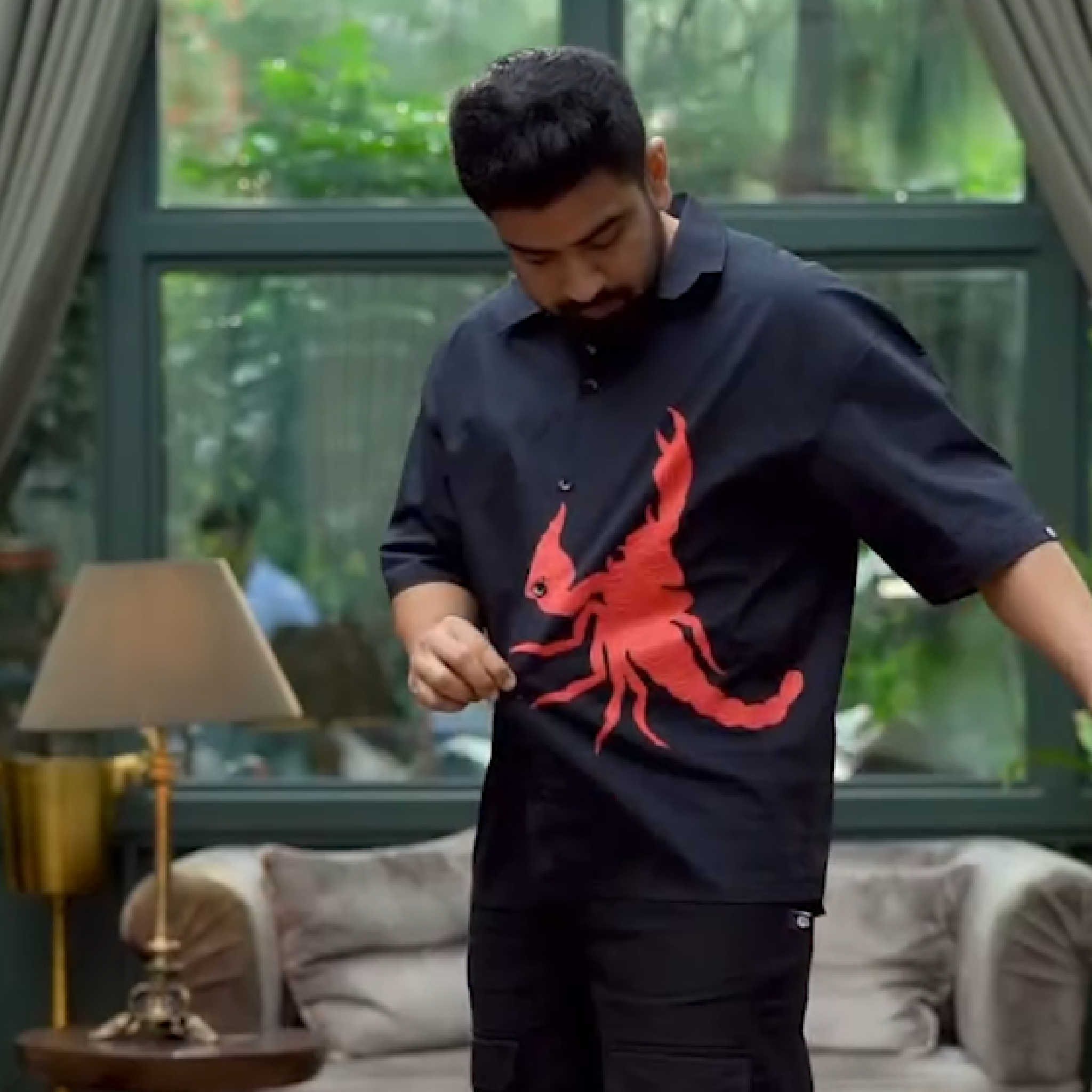 Blah Blah Blah Scorpion Black Shirt