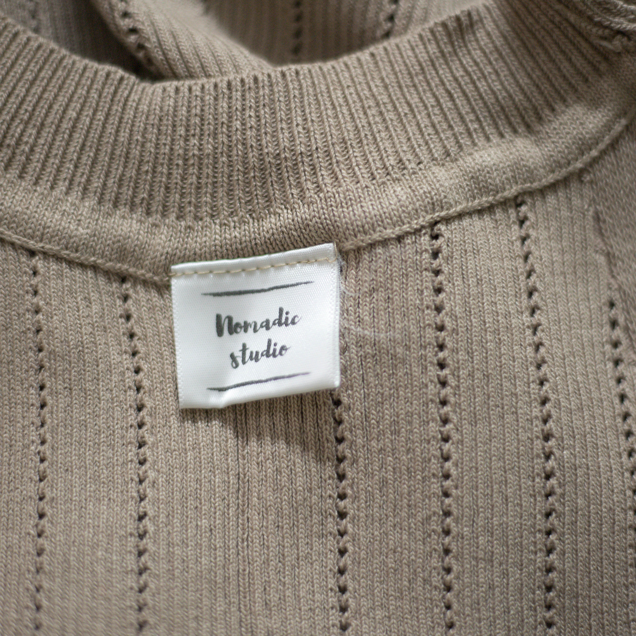 Ribbed Golden Detail Dress