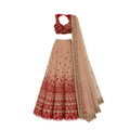 Astha Narang Halter Neck Peach Lehenga