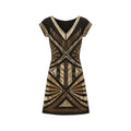 Atsu Black Metallic Dress