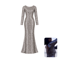 Soky & Soka Paris Sequin Gown