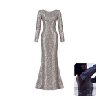 Soky & Soka Paris Sequin Gown