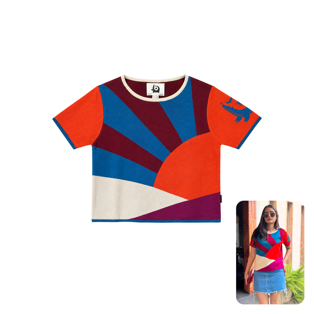 Saloni Jain Almost Midnight Half Sleeve Tshirt Jumper