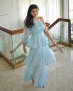 By the Bay One Shoulder Oscar Dress