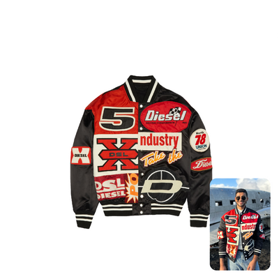 Diesel Indian Black J-Bulc-Patch Jacket