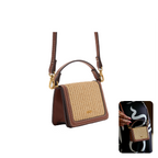 Mango Raffia Woven Micro Bag