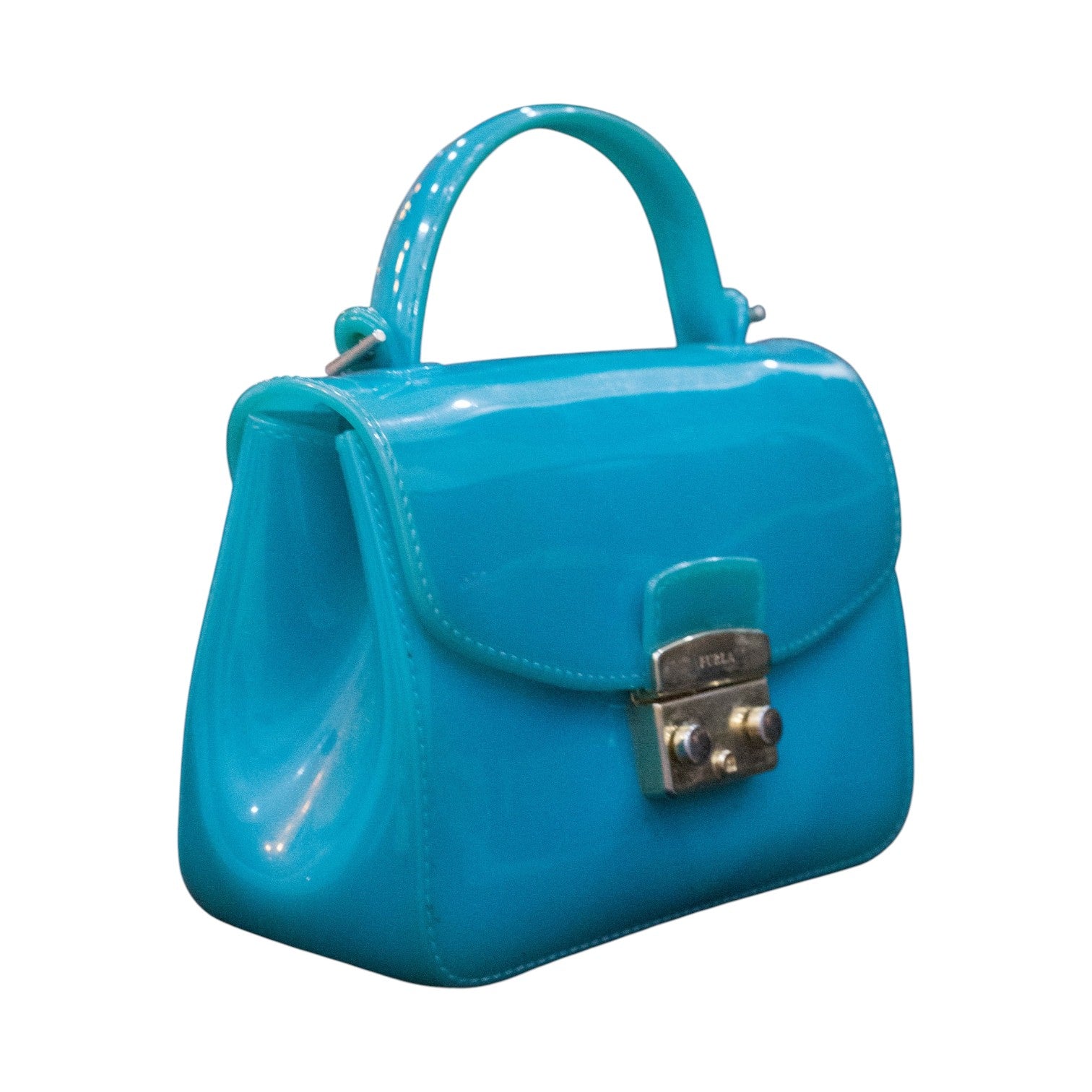 Furla Turquoise Candy Metropolis Mini Crossbody Bag