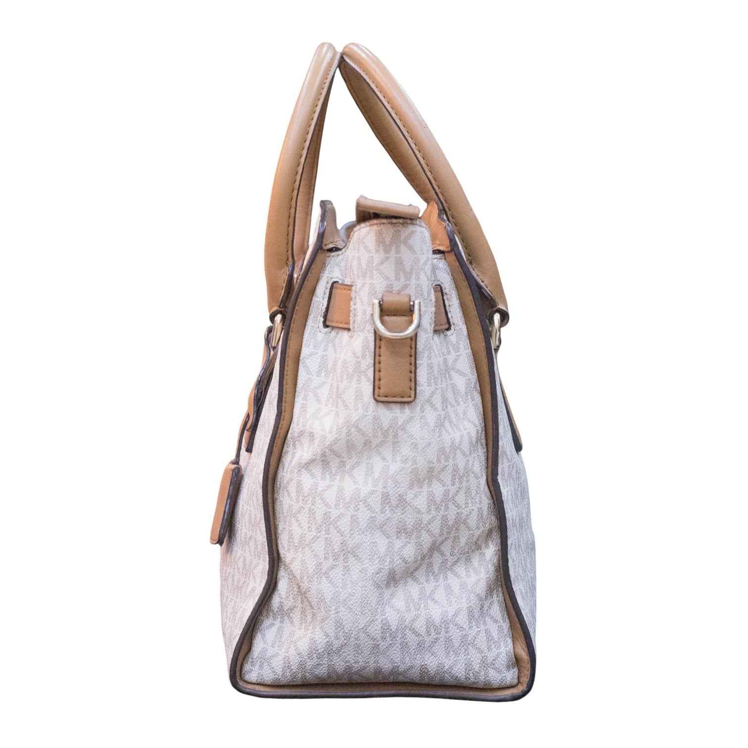 Michael Kors Hamilton Large Logo Tote in Vanilla