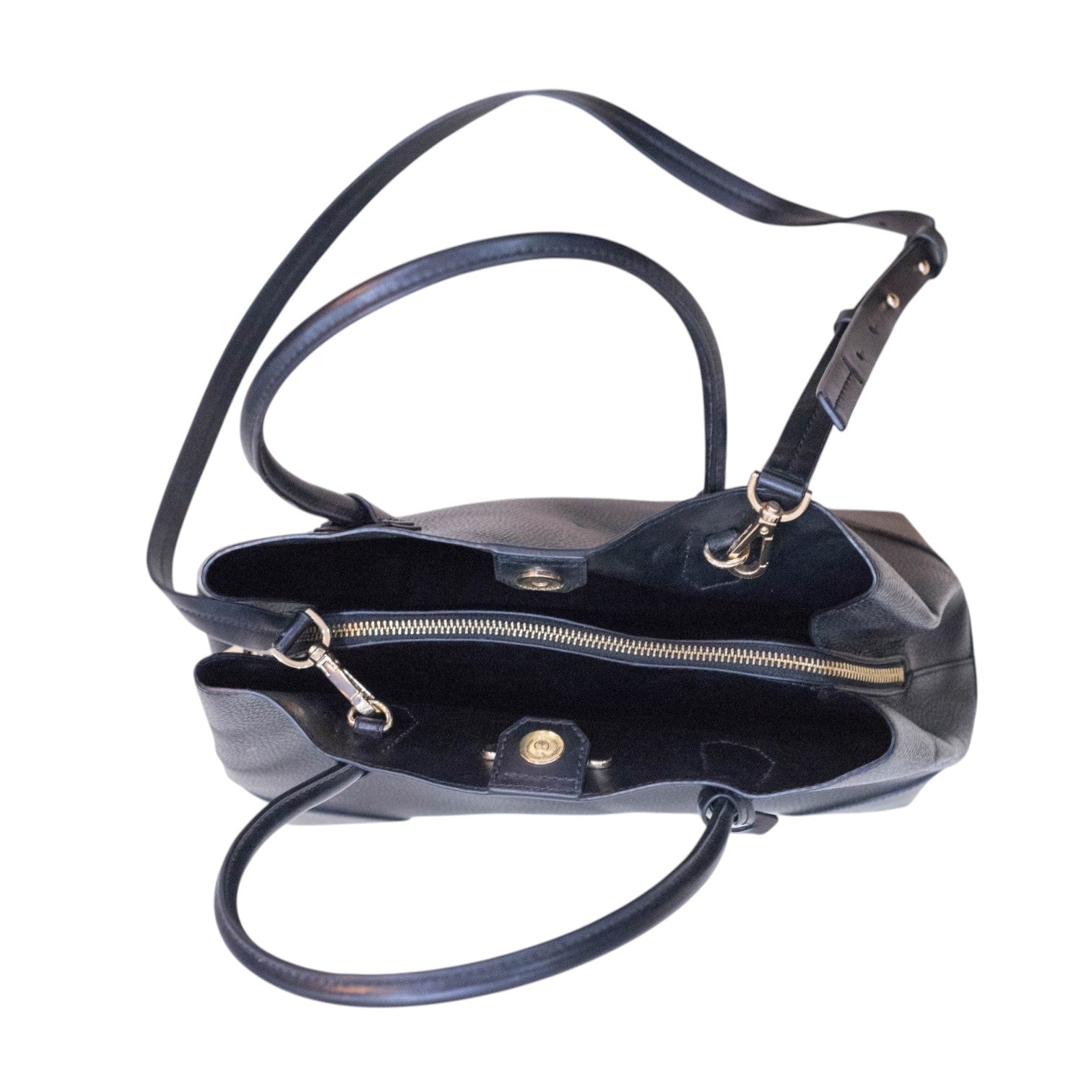 Michael Kors Mercer Large Tote Black Pebbled Leather Bag