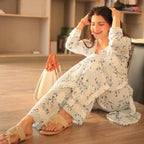 Powder Blue Floral Kurta Co-ord Set of 2