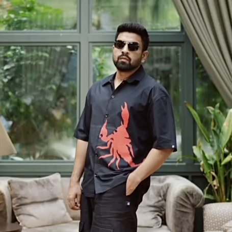 Blah Blah Blah Scorpion Black Shirt