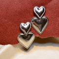 Silver Hearts Earrings