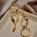 Intertwined Gold Earrings