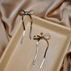Pack of 2 Bow Earrings - Gold and Silver