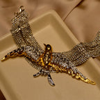 Dual-toned Bird Necklace