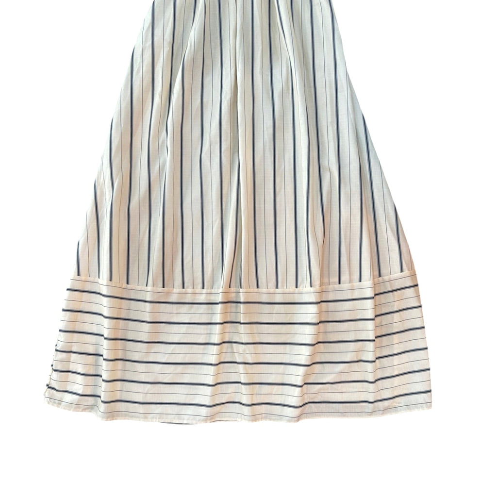 Newme Strappy Fit Flare Back Cutout Maxi Dress