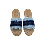 PariPari Saira Denim Sandals Flats