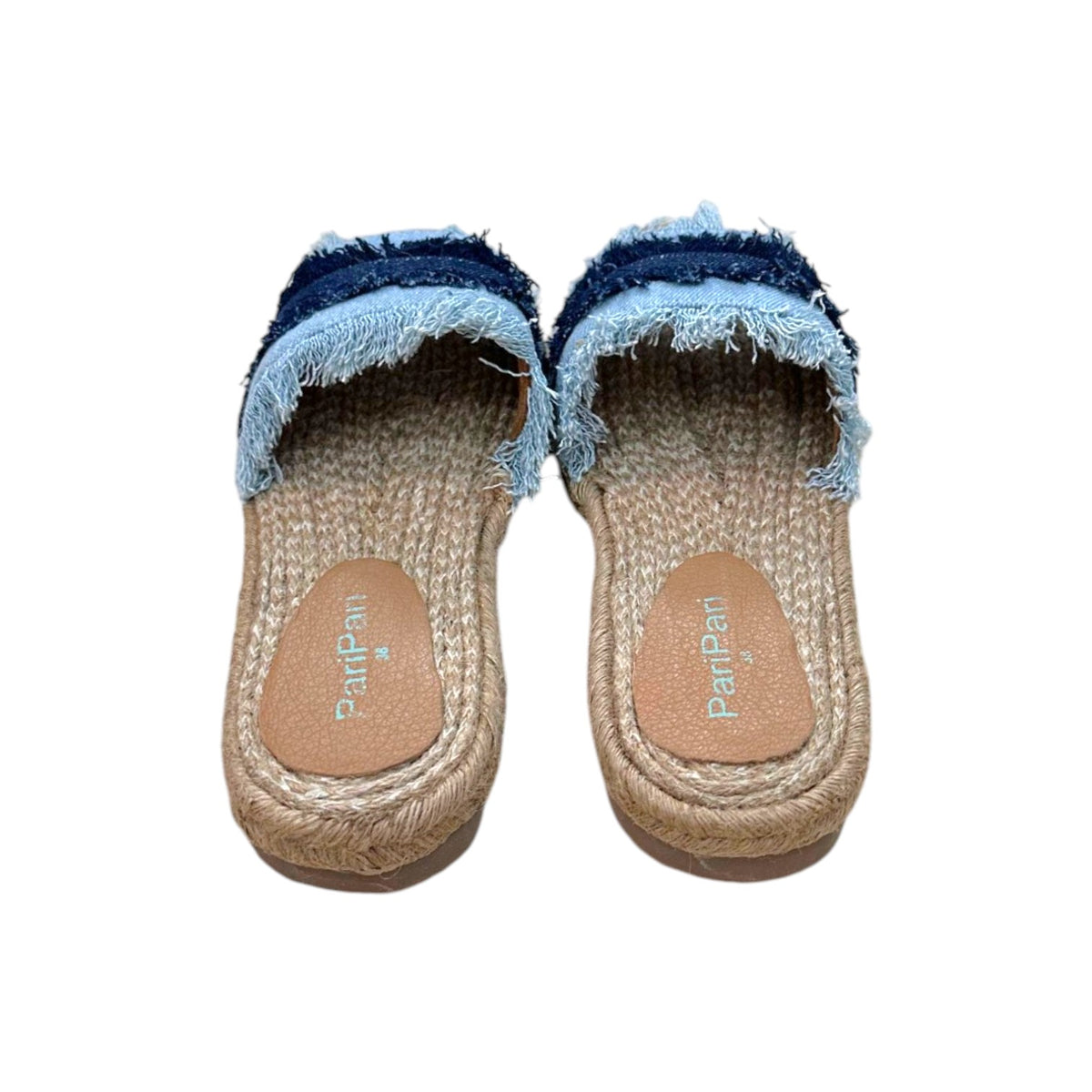 PariPari Saira Denim Sandals Flats