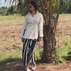 Corpora Studio Organic Cotton Pleated Skirt Co-ord Set
