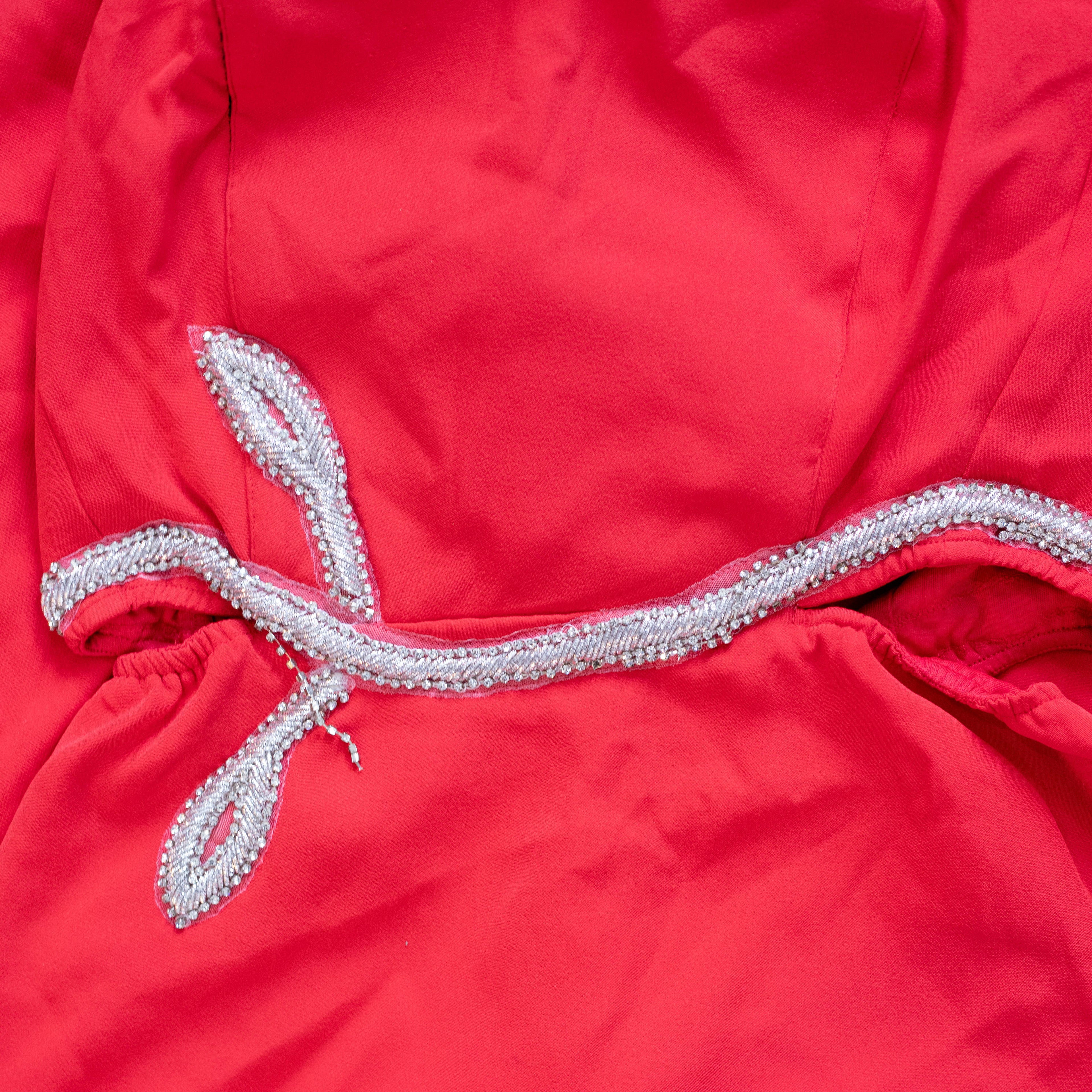 Attic Salt Slay Midi Red Dress