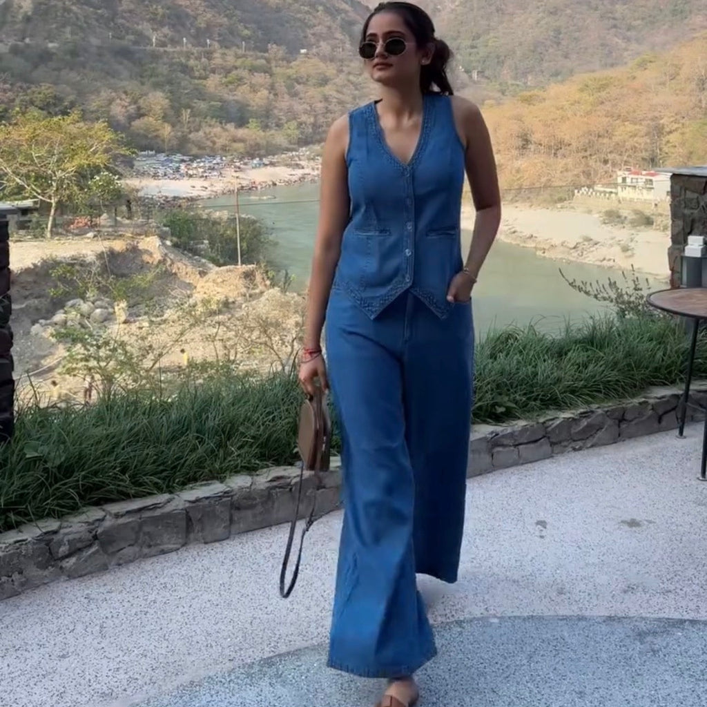 Designs By Queen Bee Denim Co-ord Set