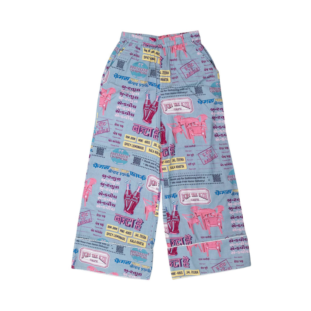 Doh Tak Keh Bantai Pearl Embroidered Trouser