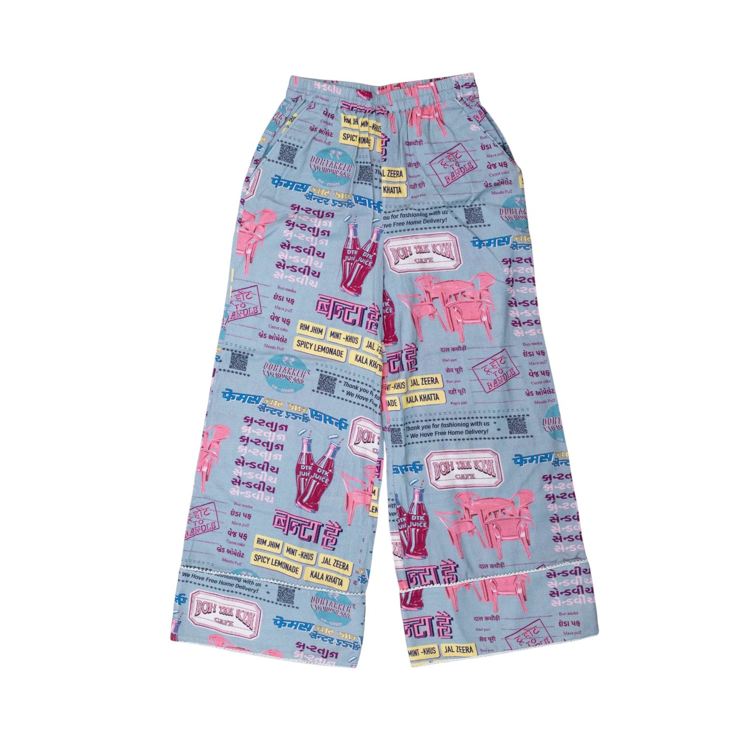 Doh Tak Keh Bantai Pearl Embroidered Trouser