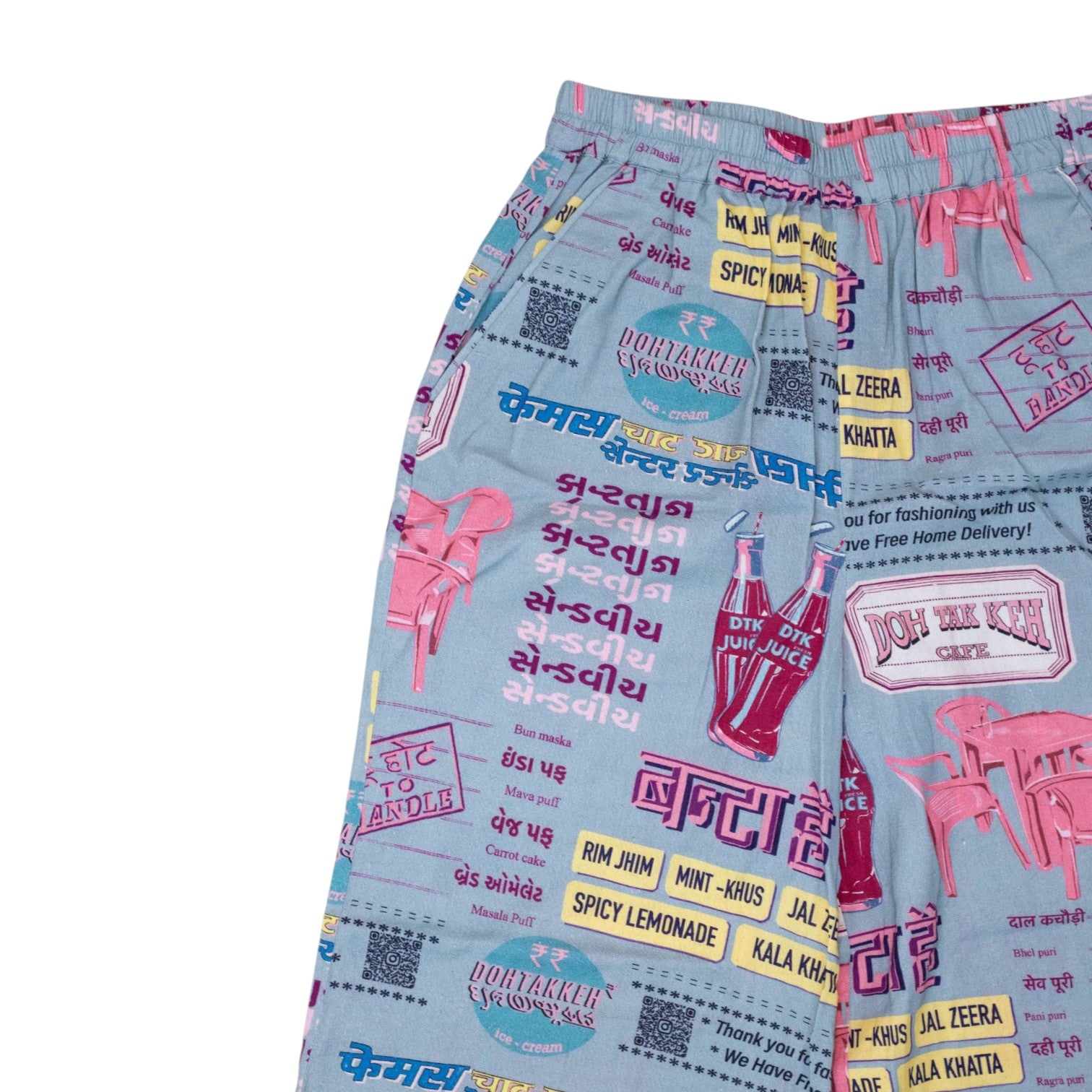 Doh Tak Keh Bantai Pearl Embroidered Trouser
