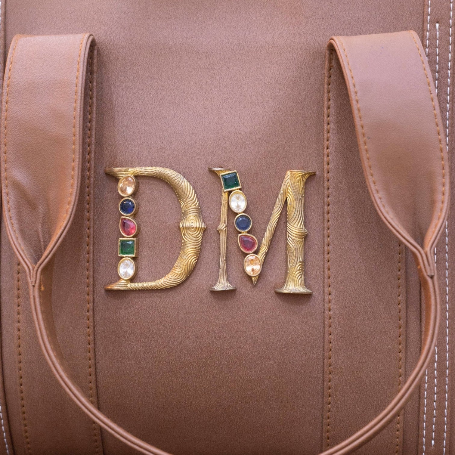Prerto Diana Personalized Brown Tote Bag